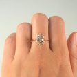 Bespoke  Bezel Set Diamond Engagement Ring | 0.93ctw | SZ 7.5 | Online