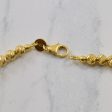 18k Yellow Gold Diamond Cut Bead Bracelet | 7.5  | Online Hot Sale