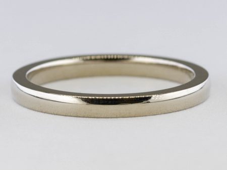 100 Ways  18k White Gold Band | 2mm Discount