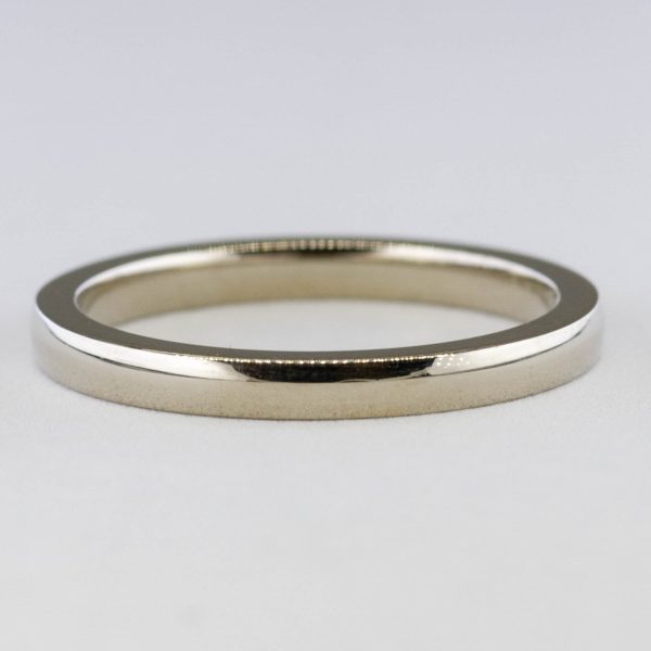 100 Ways  18k White Gold Band | 2mm Discount