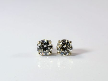 GIA Certified Diamond Solitaire Stud Earrings | 1.40ctw | For Sale