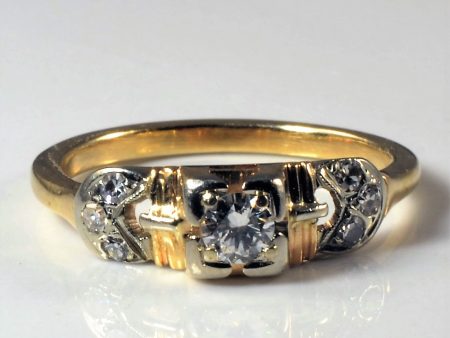 1930s Diamond Engagement Ring | 0.22ctw | SZ 5 | Cheap