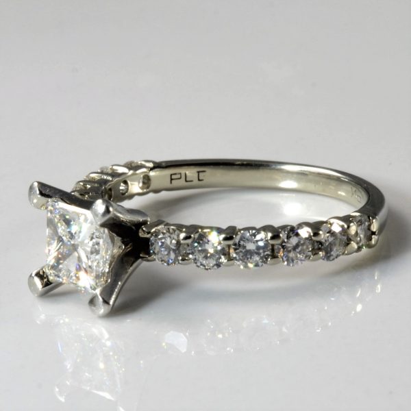 Spence Diamonds  Brilliant Princess Diamond Engagement Ring | 1.21ctw | SZ 5.5 | Online Sale