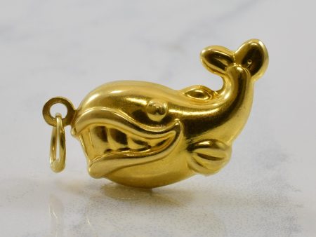 Yellow Gold Whale Pendant | Supply