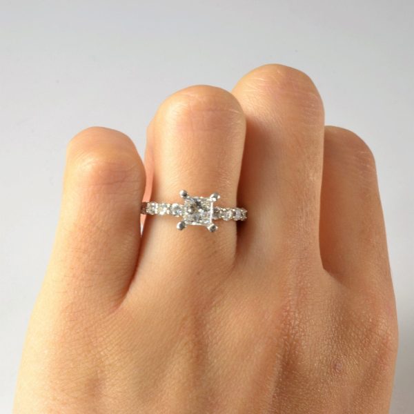 Spence Diamonds  Brilliant Princess Diamond Engagement Ring | 1.21ctw | SZ 5.5 | Online Sale