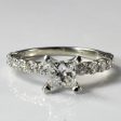 Spence Diamonds  Brilliant Princess Diamond Engagement Ring | 1.21ctw | SZ 5.5 | Online Sale