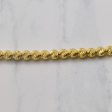 18k Yellow Gold Diamond Cut Bead Bracelet | 7.5  | Online Hot Sale