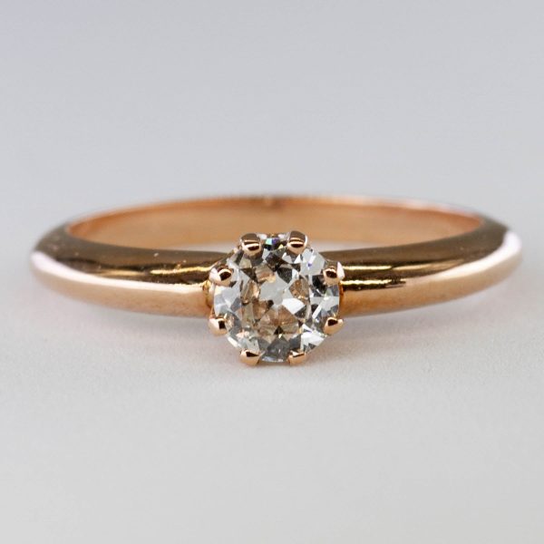 100 Ways  Eight Prong Old European Diamond Engagement Ring | 0.35ct | SZ 6.25 | Online Hot Sale