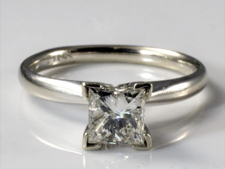 High Set Princess Diamond Solitaire Engagement Ring | 1.00ct | SZ 7 | Discount