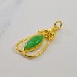 Marquise Cut Jadeite Pear Drop Pendant | 1.95ct | Cheap