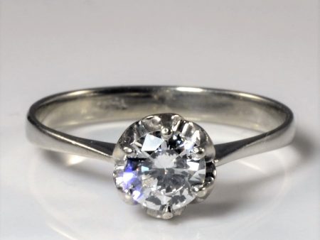 Retro Illusion Floral Basket Engagement Ring | 0.51ct | SZ 7 | Online Hot Sale