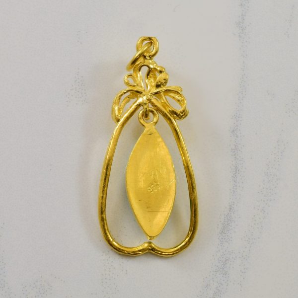 Marquise Cut Jadeite Pear Drop Pendant | 1.95ct | Cheap