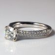 Birks  Pave Diamond Engagement Ring | 1.50ctw | SZ 4 | For Cheap