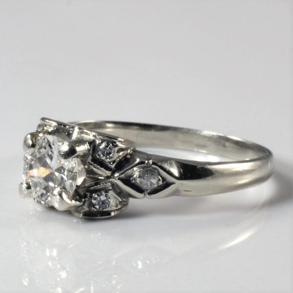 1920s Art Deco Diamond Engagement Ring | 0.57ctw | SZ 6.75 | Online now