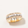 1930s Two Tone Gold Band | SZ 8.5 | Online Hot Sale