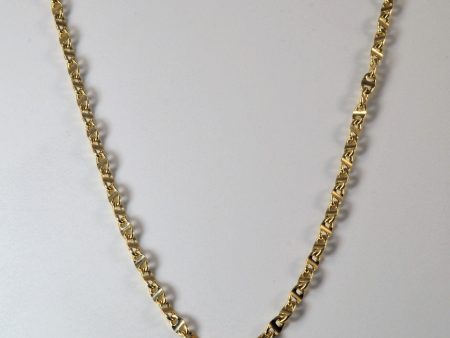 10k Yellow Gold Anchor Chain | 20  | Online Hot Sale