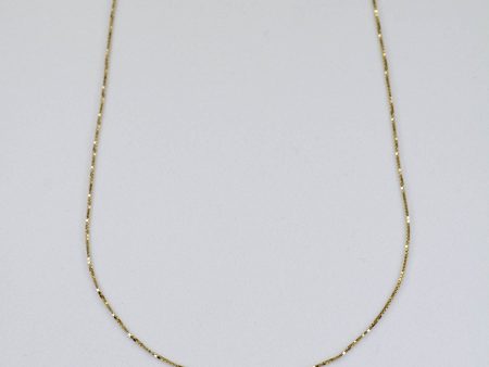 100 Ways  Yellow Gold Adjustable Box Chain | For Cheap