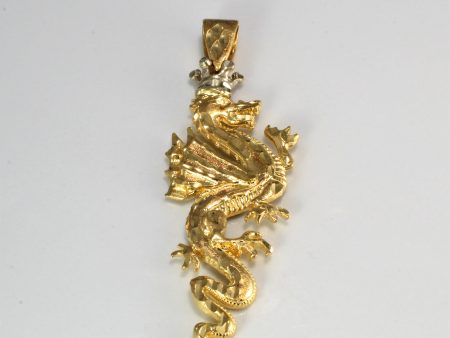 Yellow Gold Dragon Pendant Sale