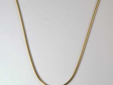 100 Ways  Yellow Gold Snake Chain | 18  | Cheap