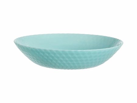 Deep Plate Luminarc Pampille Turquoise Glass (20 cm) For Cheap