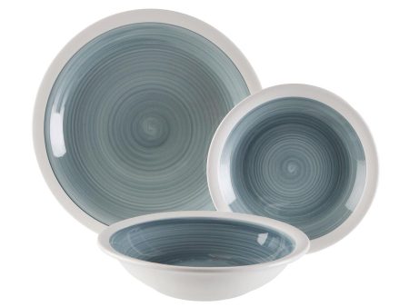 Tableware Versa Blue 26,5 x 26,5 cm 18 Pieces Online