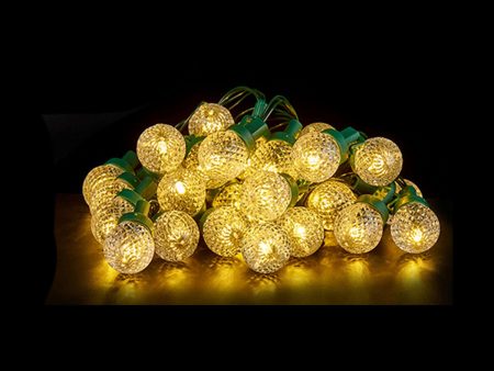 Wreath of LED Lights 6 m Yellow Discount