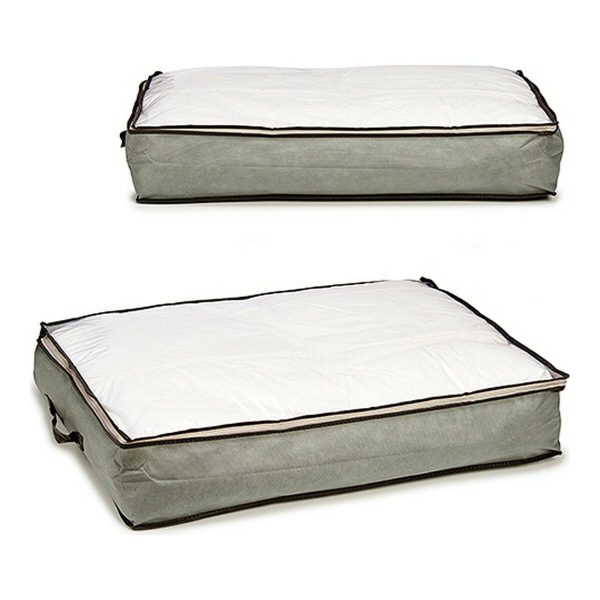 Storage Bag Cothes Cloth White Grey (80 x 45 x 15 cm) For Cheap