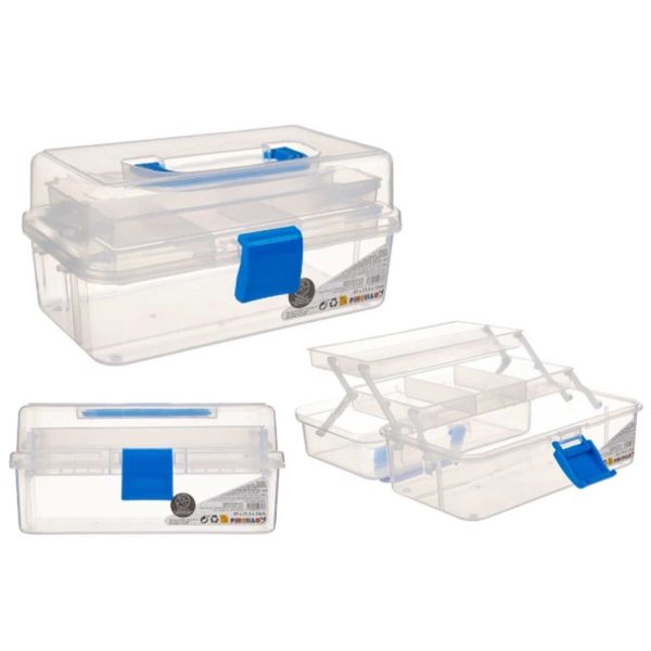 Multi-use Box Transparent Metal Supply