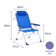 Folding Chair Marbueno Blue 67 x 99 x 66 cm For Discount