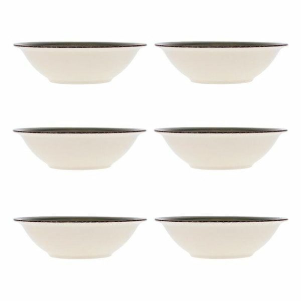 Bowl Quid Vita Green Ceramic 6 Pieces (6 pcs) Fashion