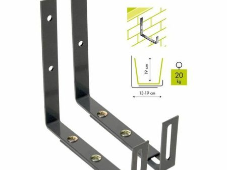 Jardiniere Support Garden ID Wall Hook Black For Cheap