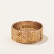 1890 s Hand Carved Band | SZ 6.75 | For Discount