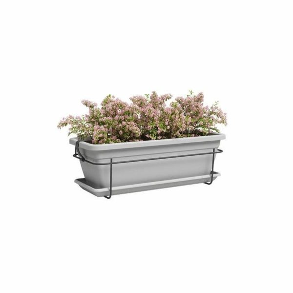 Plant pot Artevasi VENEZIA Grey Light grey (6 Pieces) For Sale