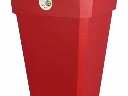 Plant pot Riviera Soleilla Squared Red 40 x 40 cm Online