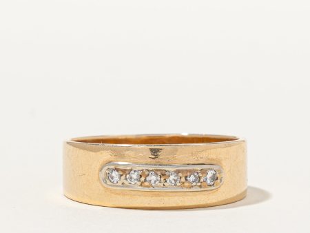 Six Stone Single Cut Diamond Band | 0.12 ctw, SZ 10.75 | Online Sale