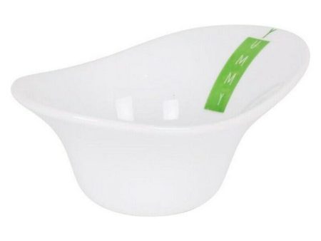 Bowl Yummy White Porcelain on Sale